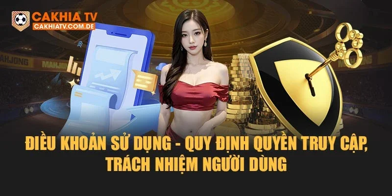 Điều khoản sử dụng - Quy định quyền truy cập, trách nhiệm người dùng
